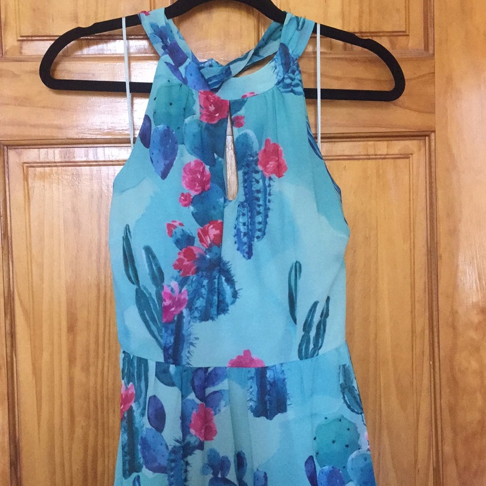 Cactus print dress ModCloth size small